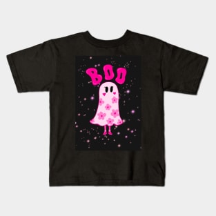 Flower ghost Kids T-Shirt